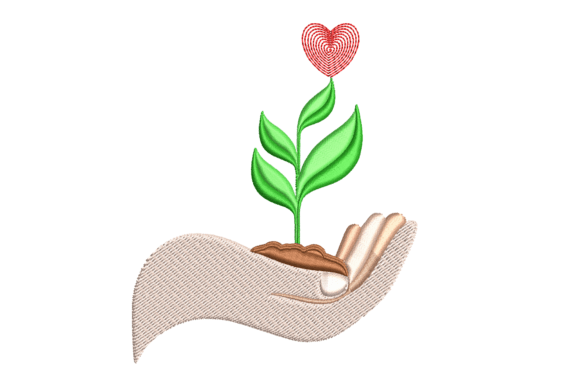 Life and Love Embroidery Design