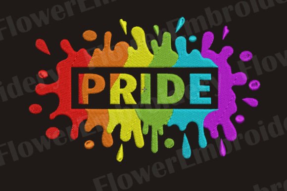 Pride Love Symbol Embroidery Design