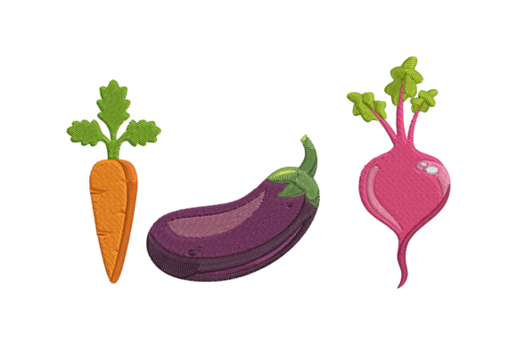 Vegetables Embroidery Review